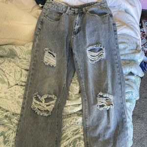 Size M/6 ripped/mom jeans from SHEIN